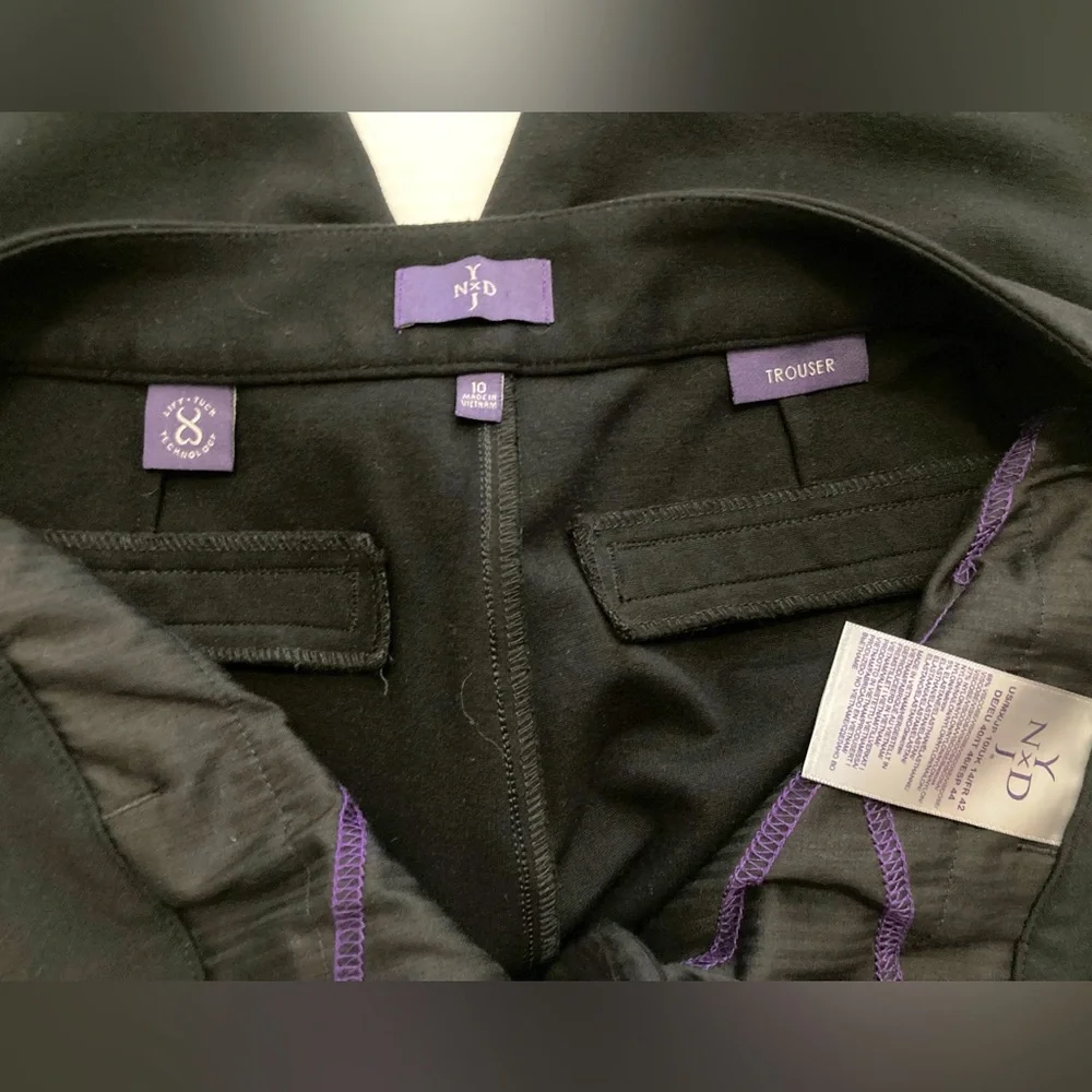 NYDJ Black trousers size 10